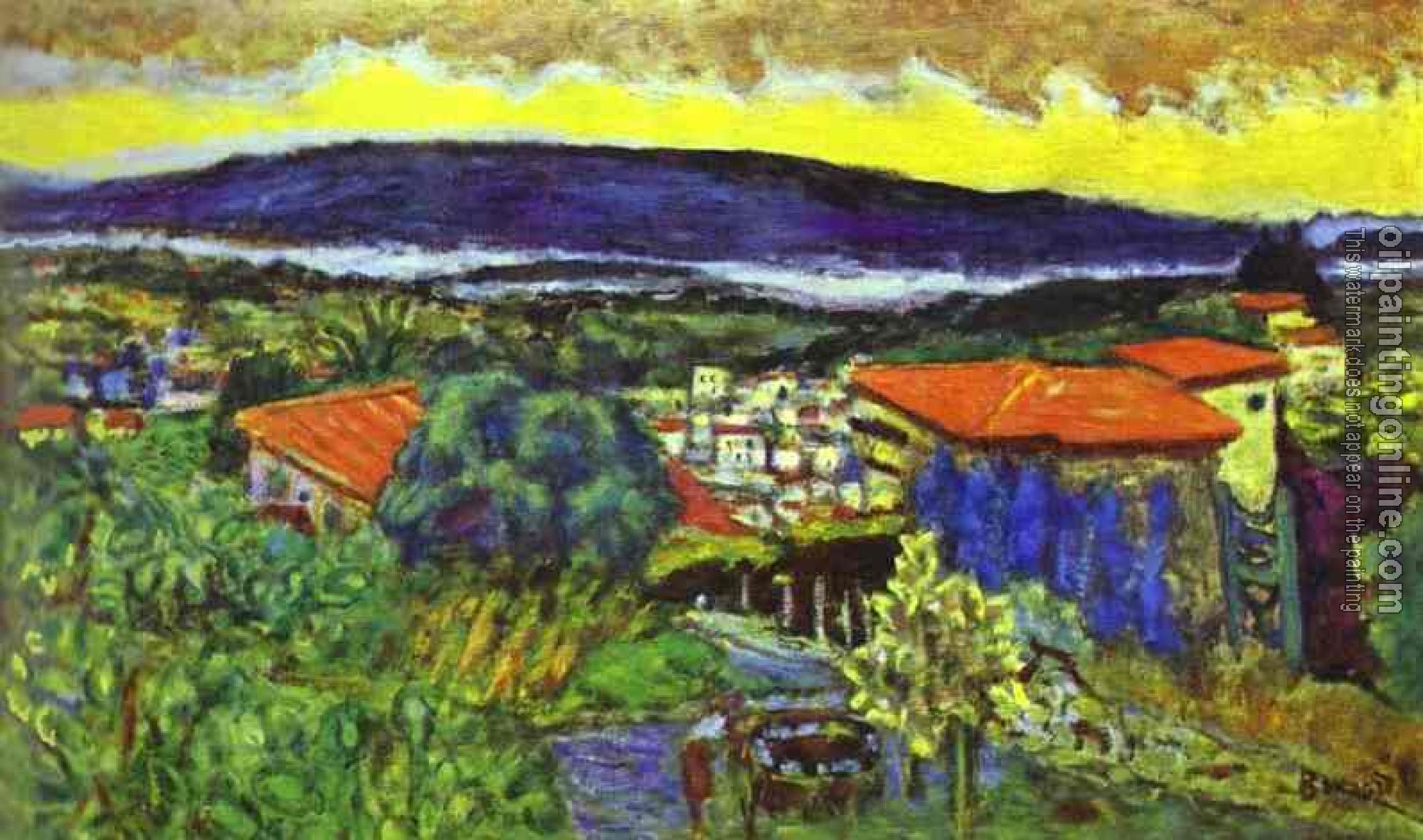 Pierre Bonnard - Red Roofs in Cannet
